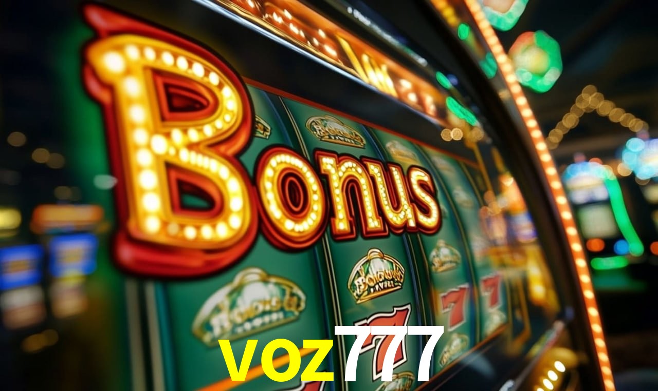 Variedade de jogos na voz777